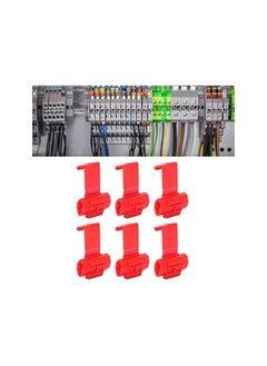 The Bros 210Pcs Quick Splice Wire Terminals Insulated Electric Wire Crimp Connectors for Electrical Controls and Power Supplies(Red)  - Image 3