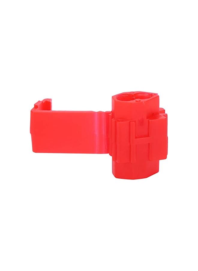 The Bros 210 قطعة موصلات أسلاك سريعة التوصيل معزولة للأسلاك الكهربائية لتوصيلات التحكم الكهربائي ومصادر الطاقة (أحمر) - Image 5