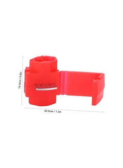 The Bros 210Pcs Quick Splice Wire Terminals Insulated Electric Wire Crimp Connectors for Electrical Controls and Power Supplies(Red)  - Image 2