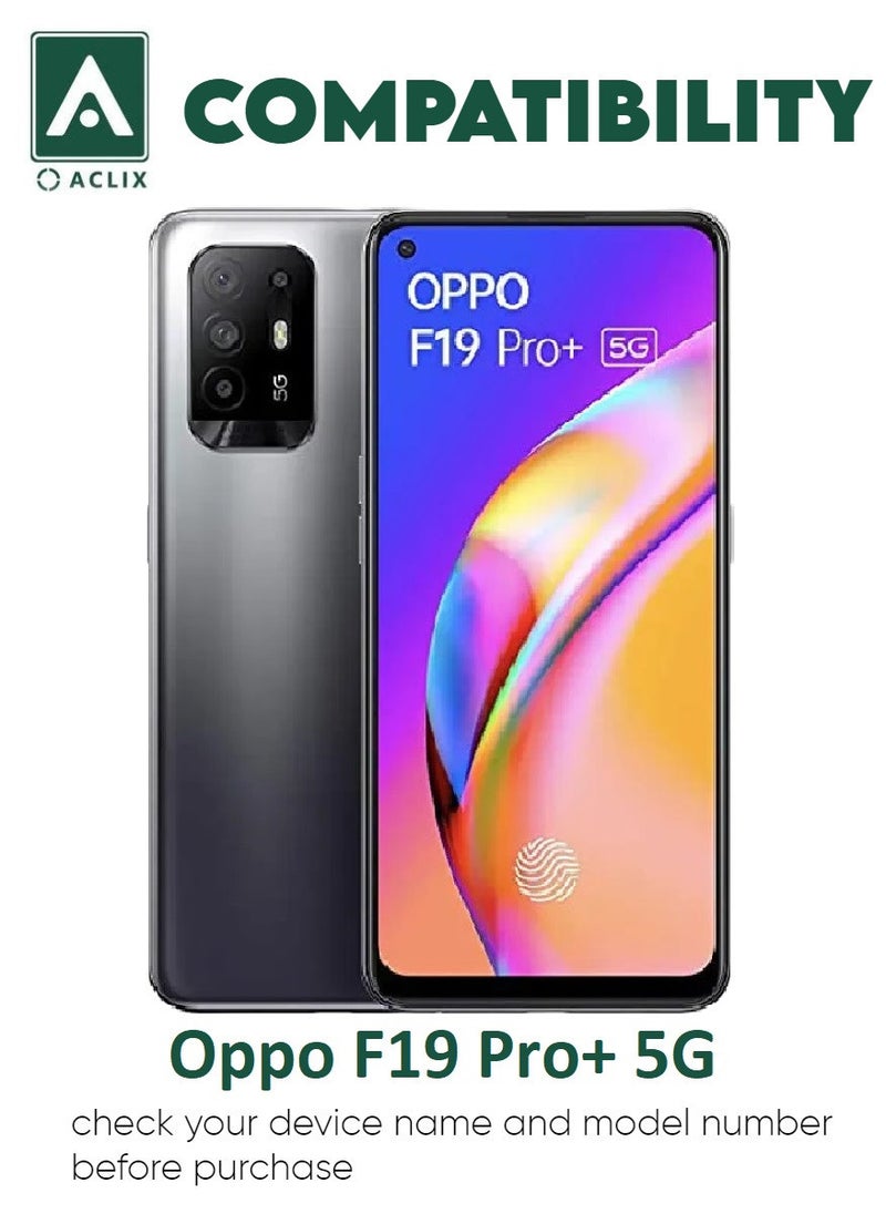 أكاليكس 5 قطع، حماية شاشة،  لهاتف اوبو  اف 19 برو بلس 5G، جودة ممتازة. - Image 3