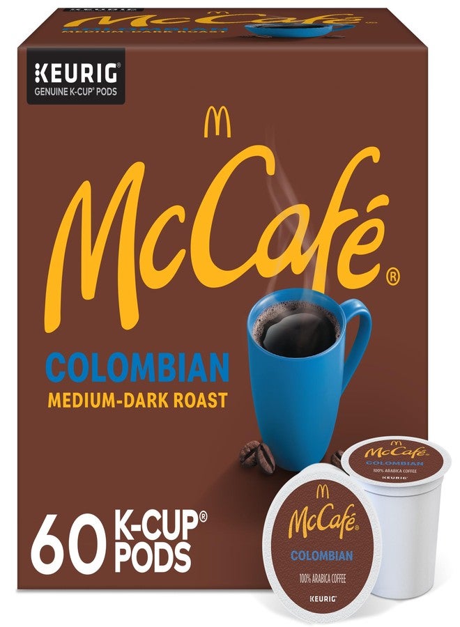 McCafe Colombian, Single Serve Coffee Keurig K-Cup Pods, Medium Roast, 60 Count, (6 Packs of 10) - Image 1