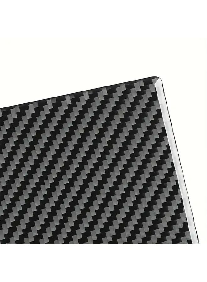 4pcs Black Carbon Fiber Car AC Vent Stickers Decals For X5 E70 X6 E71 2007 To 2014 - Image 5
