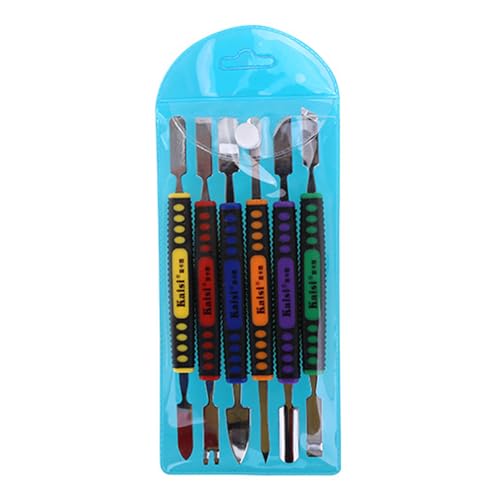 OriGlam 6pcs Dual Ends Metal Spudger Set, Professional Pry Opening Spudger, Prying Opening Repair Tool Kit for iPhone iPad iPod Mobile Phone Tablet Laptop Mp3 Watch - Image 5