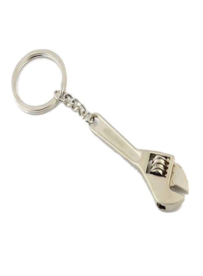 NIBEMINENT Mini Adjustable Wrench Tools Fashion Metal Key Holder Casual Chains Chain