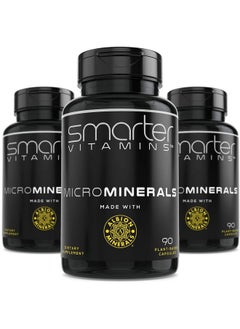 (3 Bottles) 15Mg Zinc Glycinate From Albion® 6 Essential Trace Bisglycinate Minerals To Support Metabolism Manganese Boron Chromium Selenium Molybdenum Supplement 90 Plantbased Vegan Capsules