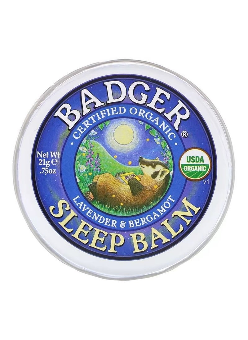 Badger Company - Organic Sleep Balm Lavender & Bergamot .75 oz 21 g - Image 1