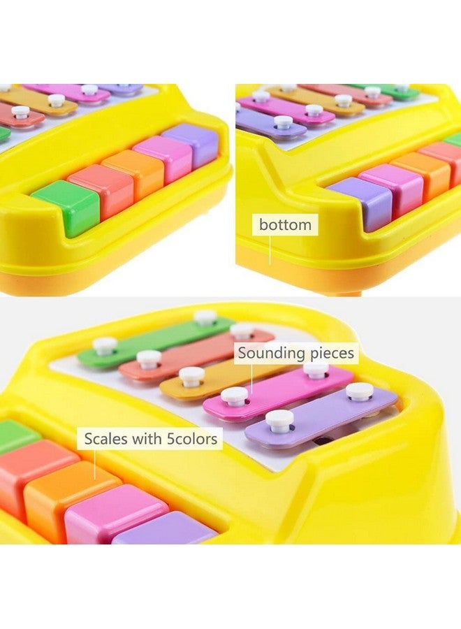 FunBlast Xylophone - Xylophone for Kids, Kids Musical Instruments, Kids Xylophone, Xylophone for 1 Year Old, Kids Drums & Percussion, Hammering & Pounding Toys, Hand Knock Piano Toys (Yellow) - Image 4