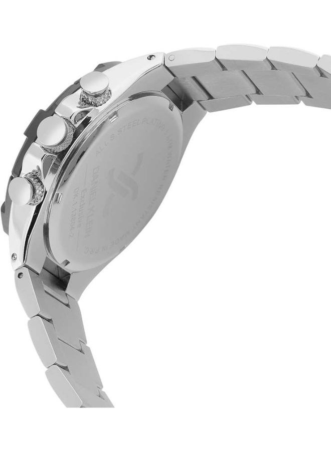 دانيل كلاين اسم الساعة باللغة العربية هو:  ساعة دانيل كلاين الحصرية للرجال بلون أزرق وسوار معدني – الطراز DK.1.13804-2 - Image 3