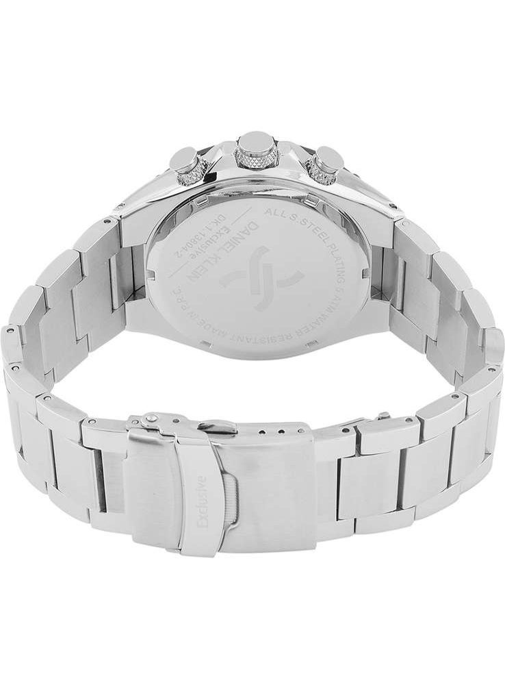 دانيل كلاين اسم الساعة باللغة العربية هو:  ساعة دانيل كلاين الحصرية للرجال بلون أزرق وسوار معدني – الطراز DK.1.13804-2 - Image 4