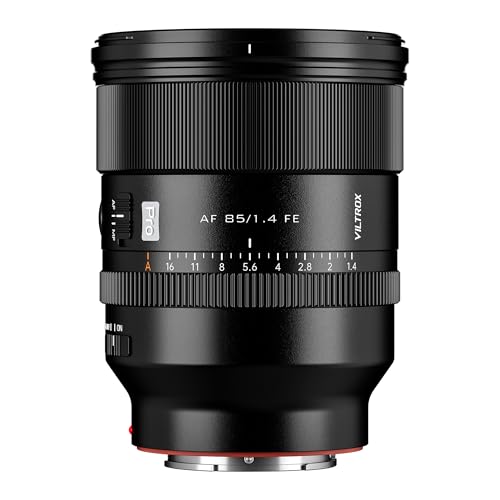 VILTROX 85mm F14 Pro FE for Sony EMount Full Frame Auto Focus Large Aperture Portrait Prime Lens for A93 ZVE1 A1 FX3 A9 A7IV A7RIII A7III A7SIII A7RII A7C ZVE10II FX30 ZVE10 A6600 A6500 A6400 - Image 1
