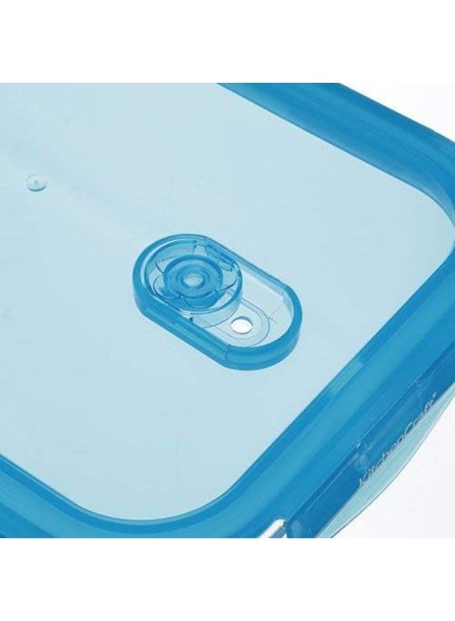 KitchenCraft Kcglsstor06 Glass Storage Container With Vent, Round, 600Ml, 15X10Cm, Labelled - Image 3