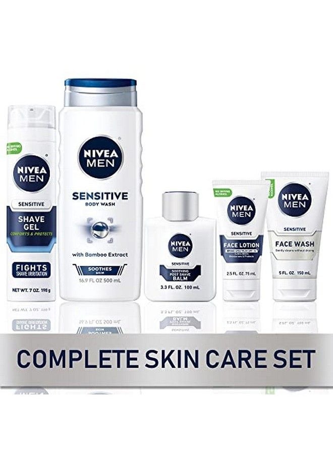 NIVEA MEN - Complete Collection Skin Care Set For Sensitive Skin 5 Piece Set - Image 1