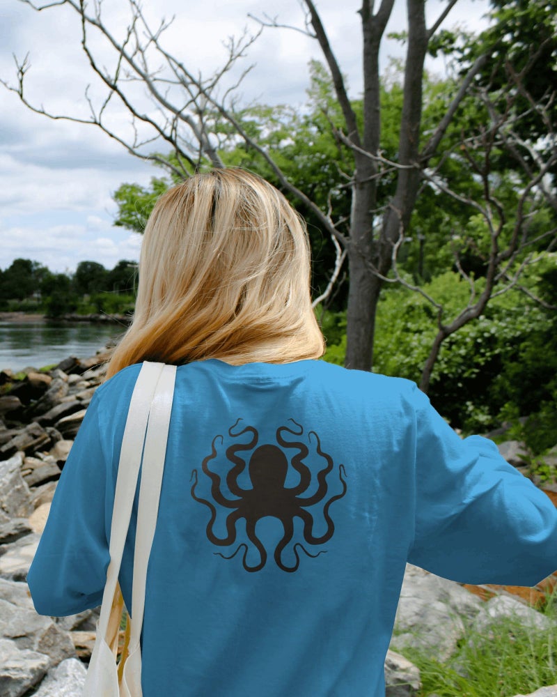 STENCILAIR Reusable Octopus Cthulhu Squid Stencil 11" x 8.5" - Durable, Versatile Crafting Tool - Image 5
