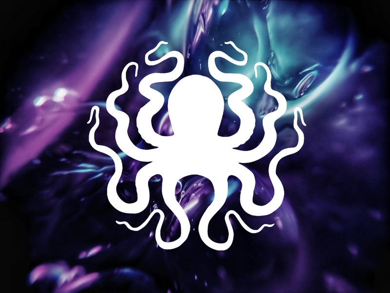 STENCILAIR Reusable Octopus Cthulhu Squid Stencil 11" x 8.5" - Durable, Versatile Crafting Tool - Image 2