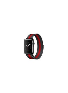 Milanese Band for Apple Watch 42/44/45 mm Black/Red