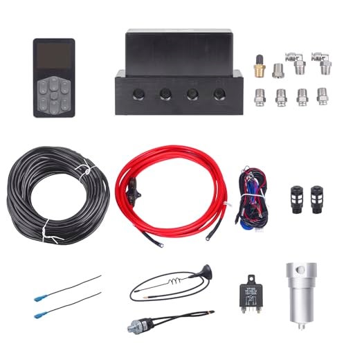 ZHSYMX Air Management Top Grade Air Suspension System kit with Airlift Fitting Packs and 6mm vacuum tube Electronic Controll Systempneumaticairlift 5 Memory - Image 3