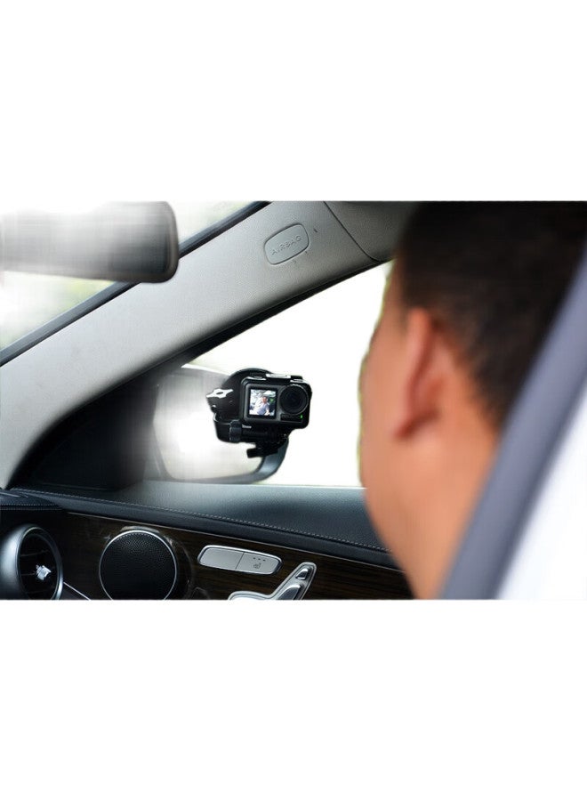 Maxcam Suitable For Dji Action 5 4 3 2, Osmo Action Camera, Gopro, 12110987, Car Suction Cup, Glass Window Mount, Car-Mounted Bracket Accessories - Image 3