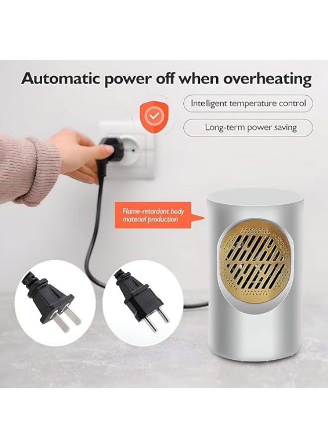 400W Multifunctional Electric Heater, Home Office Heater, Fast Heating Electric Heater, 50° Heat Distribution Angle, Low Noise Air Heating System - Image 4