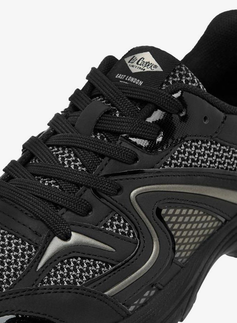 لي كوبر حذاء رياضي نسائي بكاحل برباط من الدانتيل - Image 4