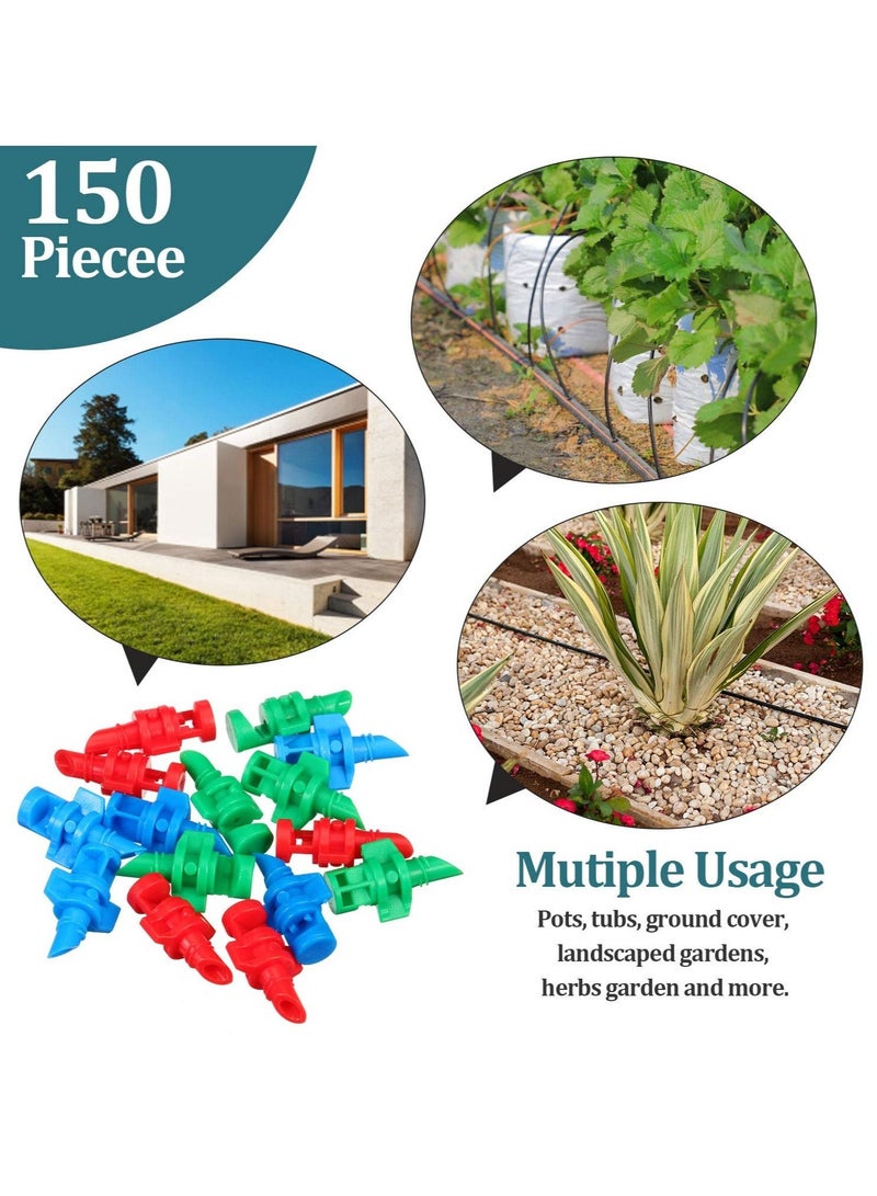 Excefore Micro Atomizing Garden Sprinkler Nozzle, 90/180/360 Degree Refraction Micro Water Spray Misting Nozzle for Garden Lawn Water Spray Misting Sprinkler Irrigation System - Image 3