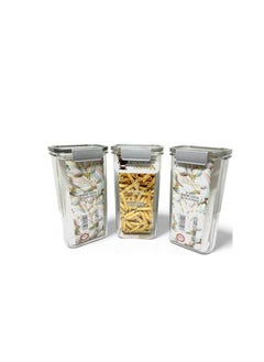 Generic Smart Lock container food storage organizer 3 pcs x 1700ml  - Image 1