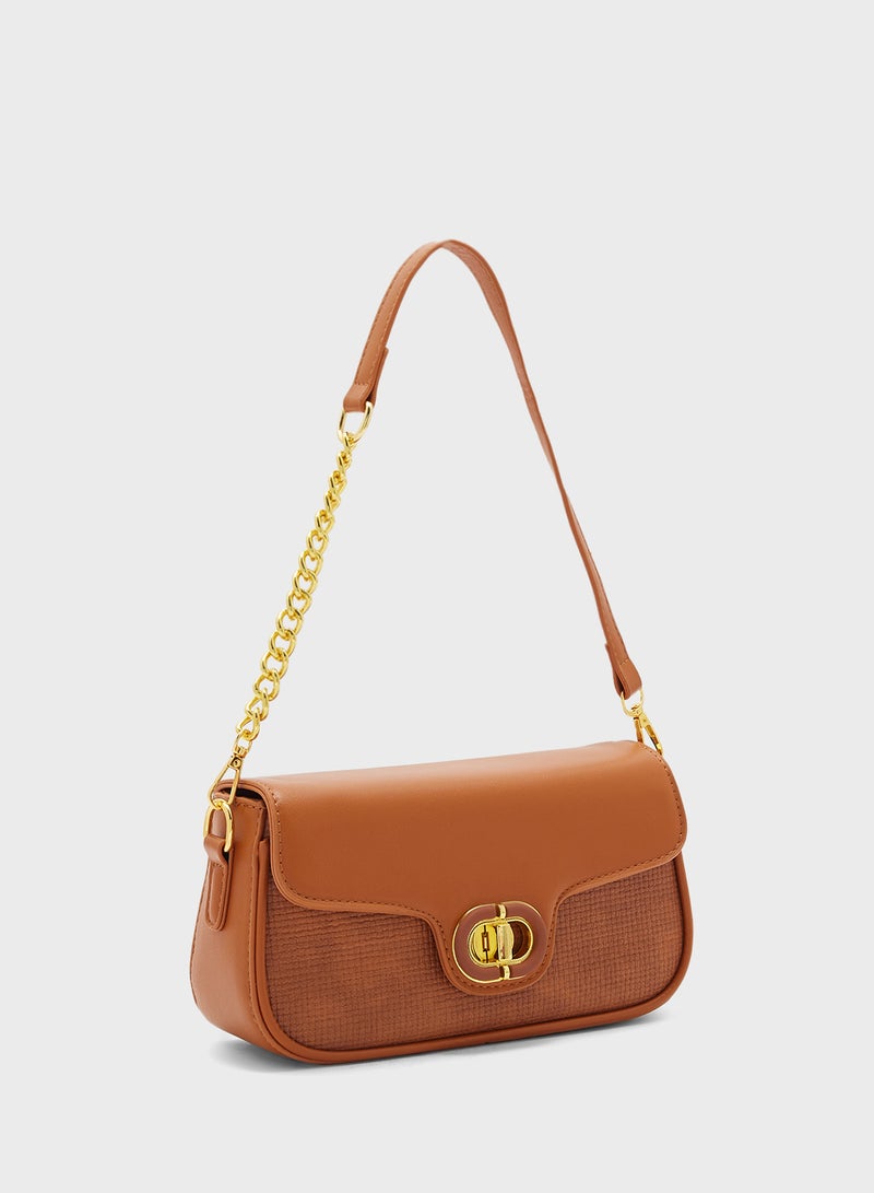 ELLA Chain Detail Strap Crossbody  - Image 3
