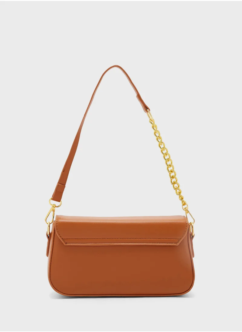 ايلا Chain Detail Strap Crossbody