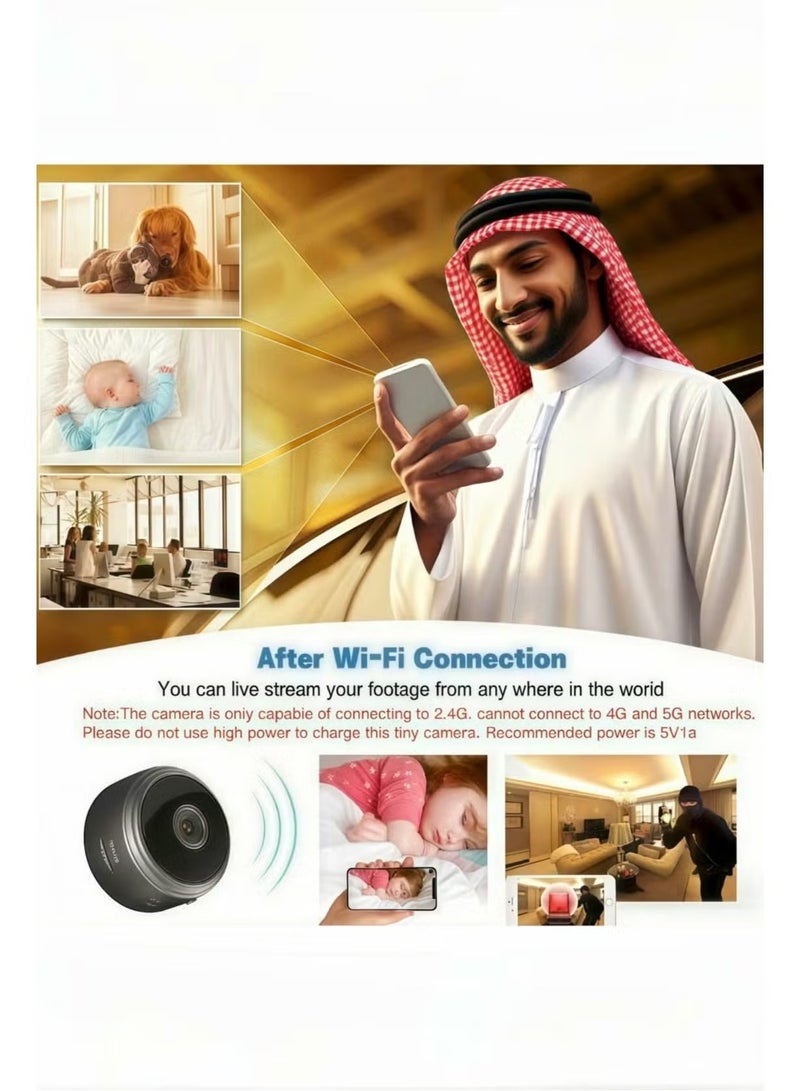 Surveillance Cameras ,64GB Card，1080P HD WiFi Home Indoor Outdoor Camera for Baby/Pet/Nanny, IP Camera Remote Viewing for Security with iOS,Android Phone APP - Image 2