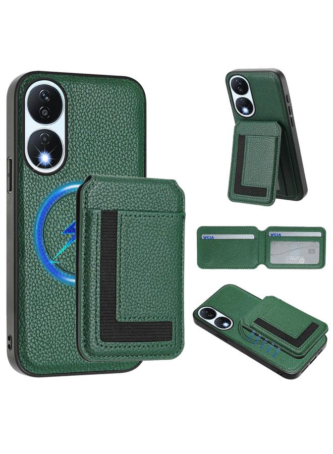 اس-توب جراب لهاتف Honor X7b / Play 8T CX01 جراب هاتف مغناطيسي قابل للفصل مع حقيبة بطاقات Magsafe - Image 1