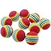 VOVIGGOL 12 Pack Rainbow Cat Toy Balls Soft EVA Foam Interactive Indoor Kittens Favorite Toys 138 Dia Small Dogs Puppies Toy Balls Bulk Activity Chase Quiet Play Sponge Ball - Image 3
