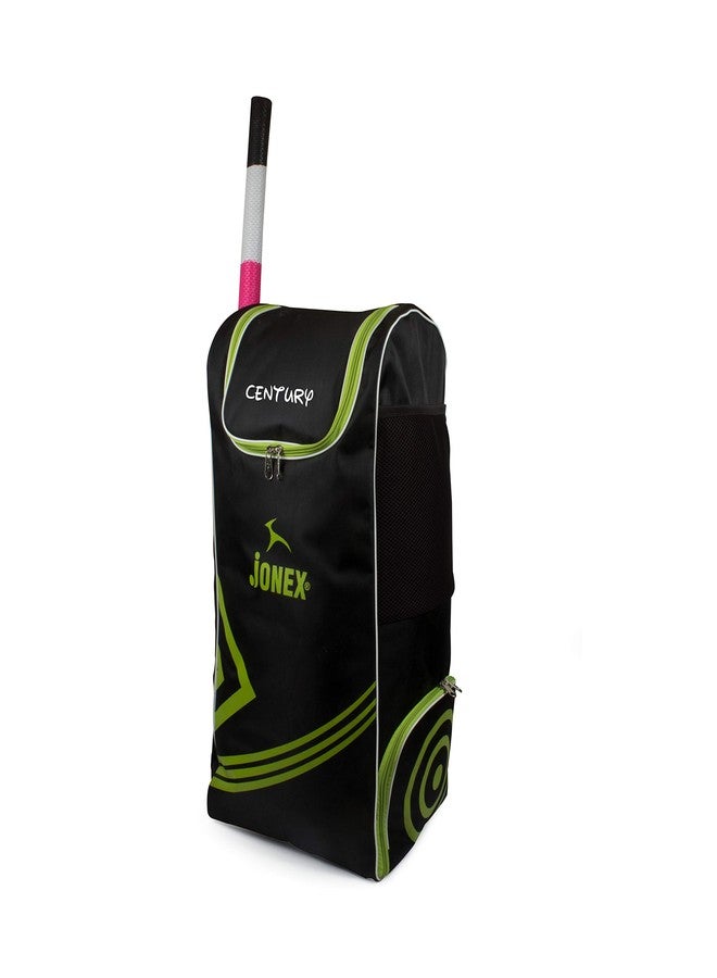 Jonex JJ Jonex Century Cricket Kit Bag with Shoe Compartment (Green, Black) - Image 4