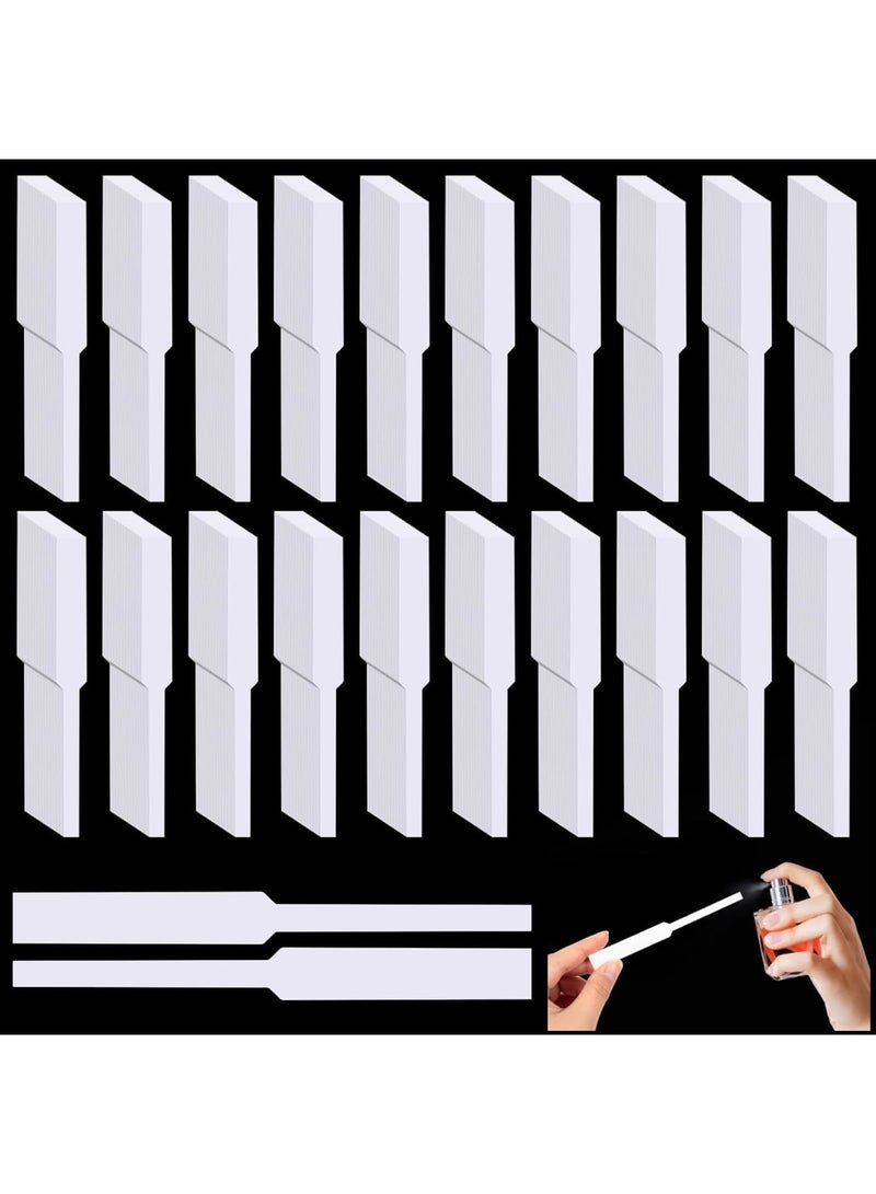 SYOSI Perfume Testing Strips, Premium Fragrance Blotter Papers, White Scent Test Strips for Perfume Sampling, Essential Oil Diffuser & Aromatherapy, Testing Scents (600-Pack, 13x1.2cm, White) - Image 1
