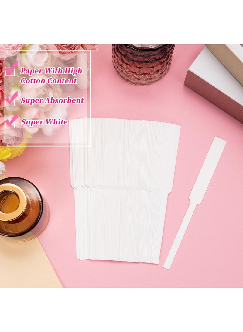 SYOSI Perfume Testing Strips, Premium Fragrance Blotter Papers, White Scent Test Strips for Perfume Sampling, Essential Oil Diffuser & Aromatherapy, Testing Scents (600-Pack, 13x1.2cm, White) - Image 5