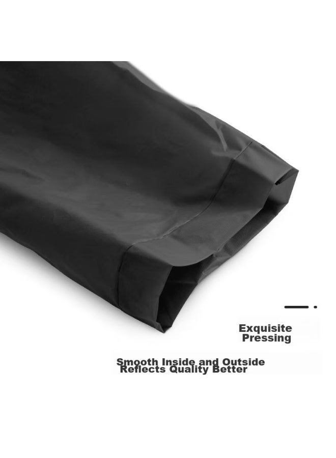 BWNK Bowonic Disposable Raincoat For Adults, Portable Long Rain Poncho With Hood, For Men And Women, Black - Image 5