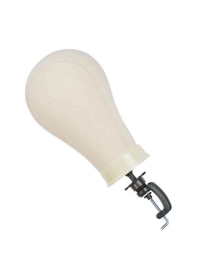 يتبيت مجموعة رأس كتلة قماشية مقاس 22 بوصة من YTBYT مع حامل على شكل فتحة C لصنع شعر مستعار وعرض نسج وتصفيف رأس مانيكان - Image 4