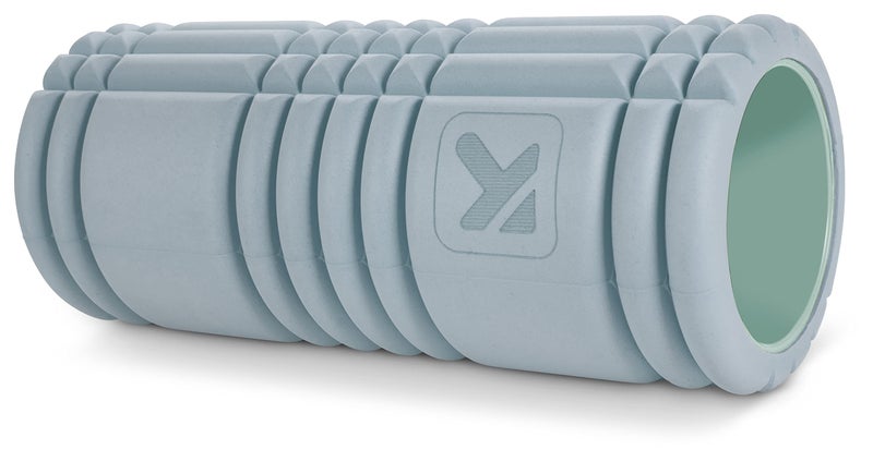 TRIGGERPOINT Performance Therapy Grid Patented Multi-Density Foam Massage Roller (80% Recycled) Exercise, Deep Tissue Muscle Recovery - Muscle Pain&Tightness, Improves Circulation (13"), Blue - Image 1