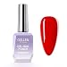 GELLEN Red Gel Nail Polish 18ml Shimmer Red Gel Polish Gel Soak off LED Nail Art Professional Manicure Gel Polish Colors Home Salon DIY Valentines Gifts for Her - Image 2
