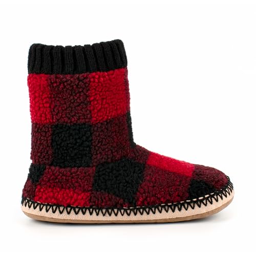 Cozylook Men's Boot Slippers Warm Fuzzy Slippers for Men Indoor Soft Sole Non Slip Size 8-9 - Image 1