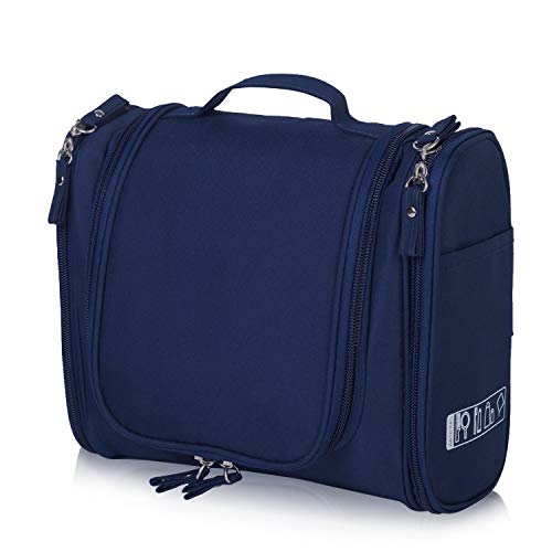 Saiyam Nylon Oxford Material Toiletry Bag Make-Up Pouch Travel Bag Organizer (23 x 10.5 x 20 cm, MultiColor) - Image 1