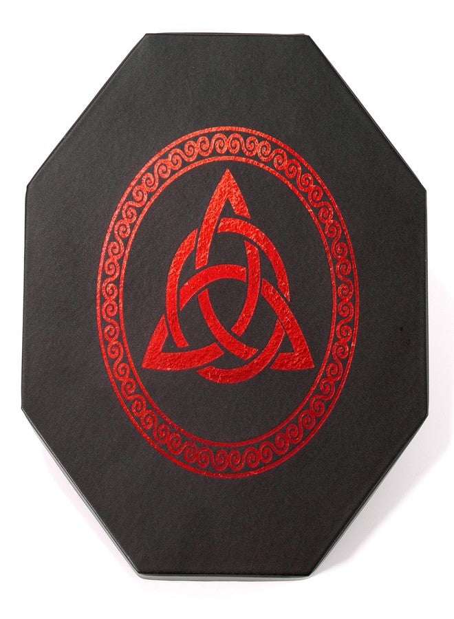 Soar Forge DND Dice Tray - Premium 9 Inch Tray Dungeons and Dragons - Exquisitely Detailed Red World Tree & Triquetra Design - Perfect Rolling & Box Storage to Protect Your Dice for D&D and RPG - Image 2