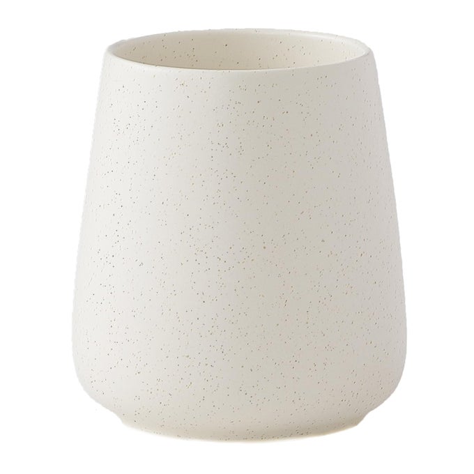 BEIGE TOOTHBRUSH HOLDER FOR BATHROOM CERAMIC TOOTH BRUSHING HOLDERS TOOTHBRUSH CUP TOOTHPASTE ORGANIZER FOR BATHROOM COUNTERTOP MAKEUP BRUSH HOLDER PEN HOLDER FOR HOME DESKTOP STORAGE
