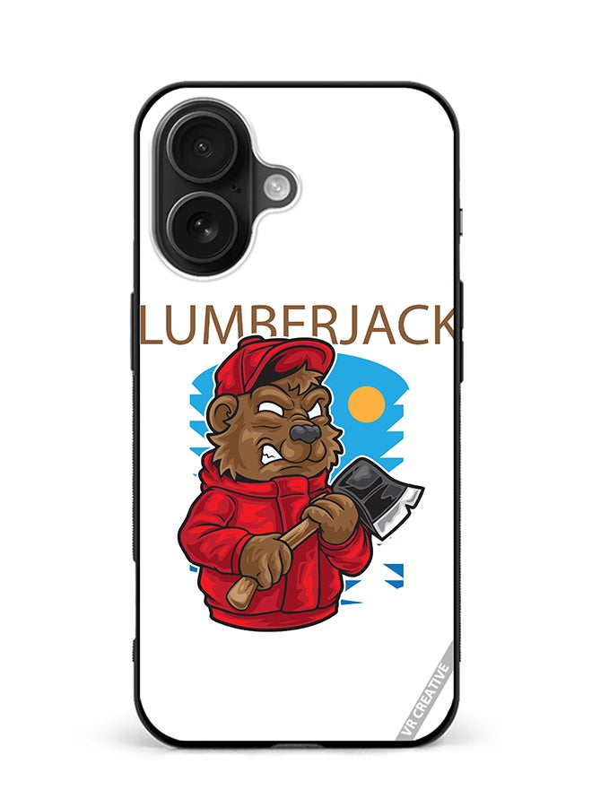 VR CREATIVE Protective Case Cover For Apple iPhone 16 Plus Lumber Jack Design Multicolour