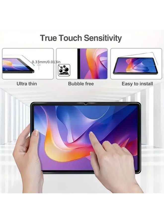 Redmi Pad 2 11 Inch 2025 Screen Protector 2 Pack 9H Hardness Anti Scratch Impact Resistant - Image 3