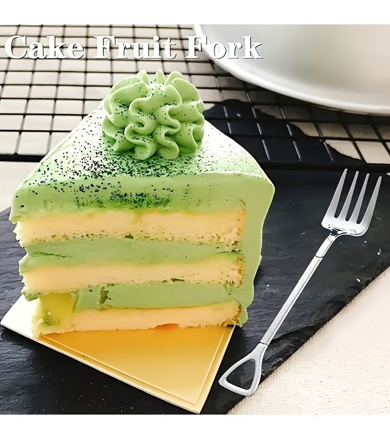 12 Pack Stainless Steel Fruit Cake Dessert Forks 6.1 Inch Creative Cutlery Dishwasher Safe for Home Restaurant Hotel Party Gift Coffee Bar Halloween Day of The Dead Christmas - Image 4