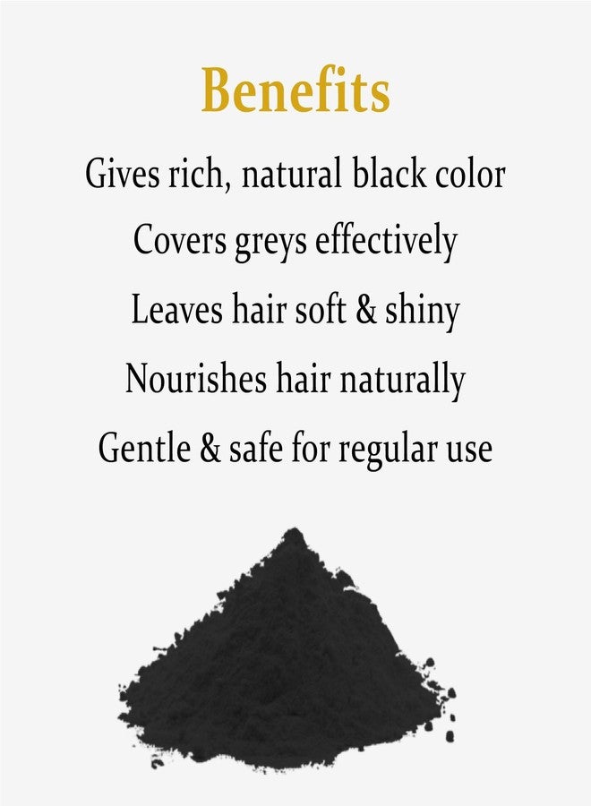 CLYDORA Natural Black Hair Color Powder for Men & Women | 100% Herbal Hair Dye | Long-Lasting Black Color | Chemical-Free | Conditions & Strengthens Hair - 100GM - Image 5