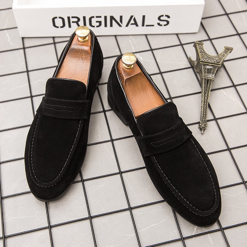 2023 Autumn New British Men'S Casual Leather Shoes Pointed Toe Slip-On Korean Fashion Stylist Slip-On Fashion Shoes - Image 5