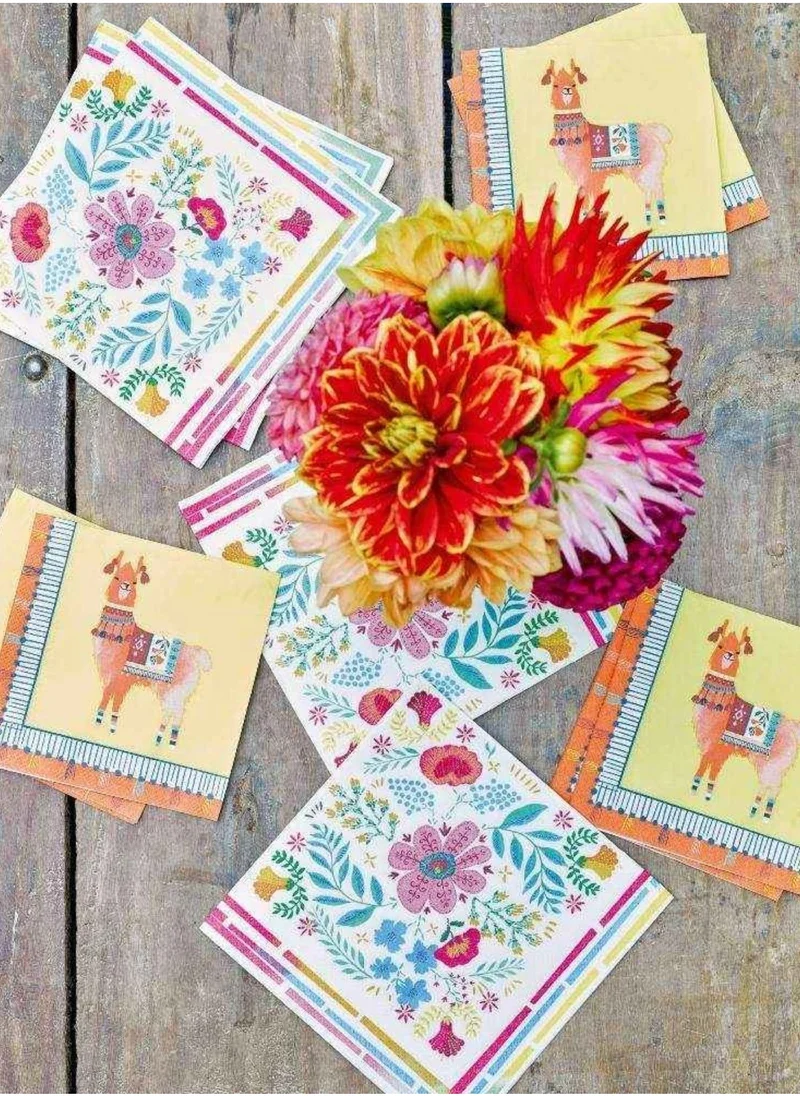Talking Tables Floral Design Party Napkins