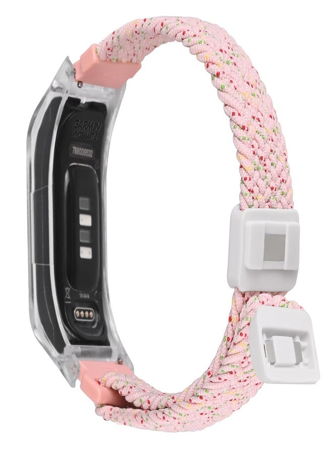 C2D JOY Braided Nylon band Compatible with Garmin vivosmart 5 Activity Tracker Replacement Watchband with Case-Black - Image 5