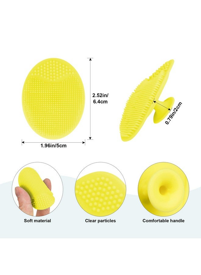 Molylove Baby Hair Brush with Wooden Handle and Comb Set for Newborns & Toddlers | Natural Soft Goat Bristles l Wood comb l Yellow Silicone Brush| Ideal for Cradle Cap (3PCS) - Image 4