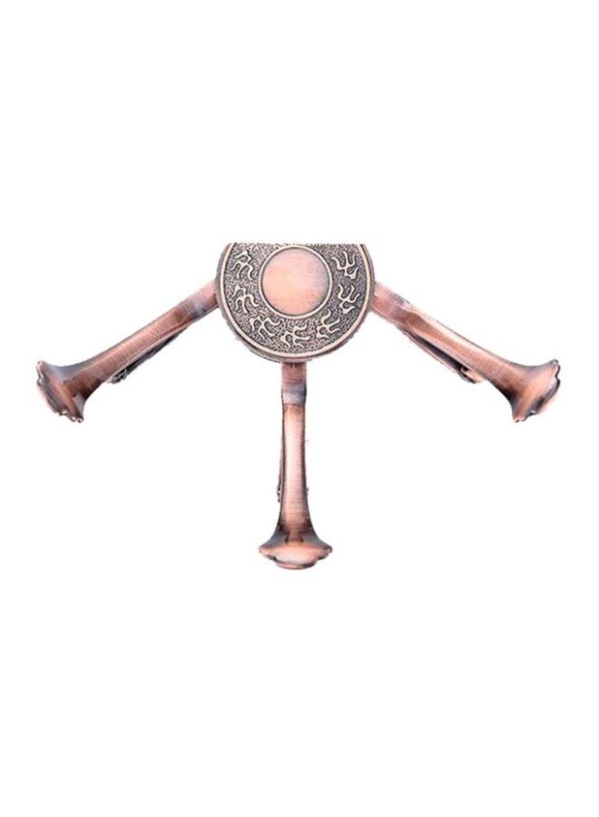 Wall Hanger With 3 Hooks Bronze 4.5x9.5cm - Image 2